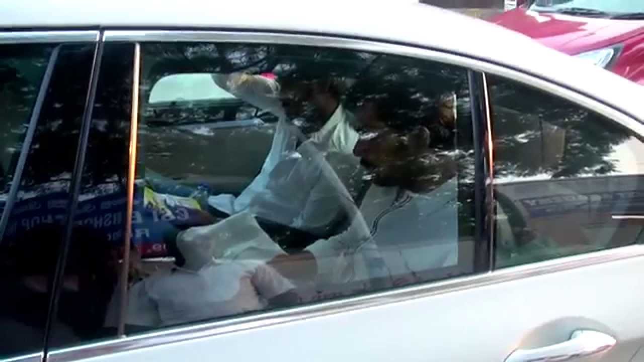 Vishal, Nassar and Karthi arrival at the Election polling booth