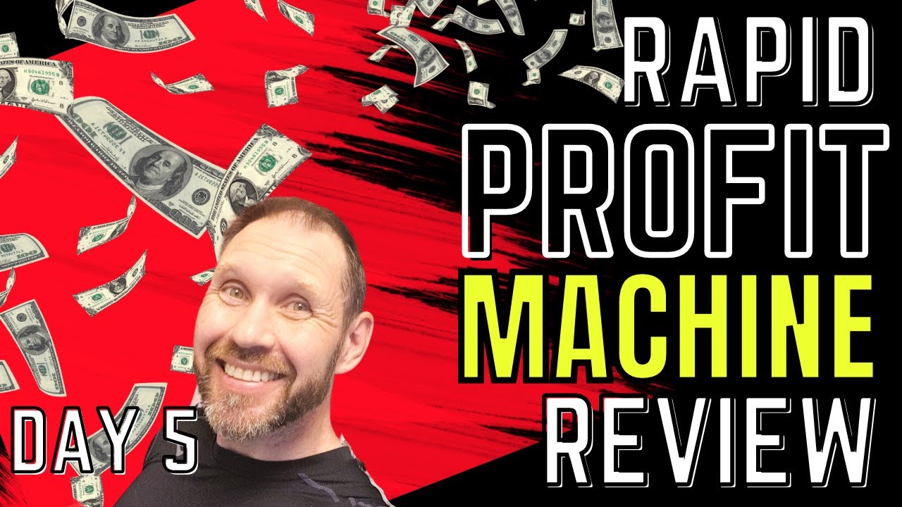RAPID PROFIT MACHINE FUNNEL REVIEW, RPM. My results DAY 5.  Already in the green and making Profit📈