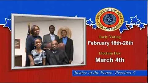 Re-Elect Judge Billy Johnson for Midland County Pr...