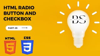 HTML Tutorial In Hindi [Part-29] | HTML Radio Button And Checkbox in HTML Form