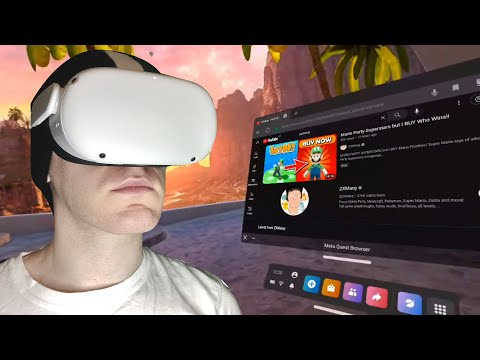 First Time Trying VR (Meta Quest 2: ZXMany) - YouTube