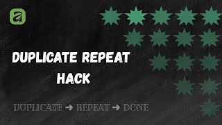 How To Duplicate And Repeat Objects In Affinity