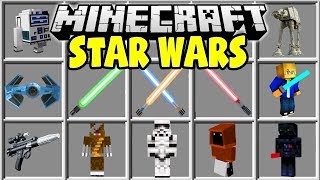 Minecraft STAR WARS MOD | LIGHTSABERS, BLASTERS, STARFIGHTERS, & MORE!! Minecraft STAR WARS MOD | LIGHTSABERS, BLASTERS, STARFIGHTERS, & MORE!!