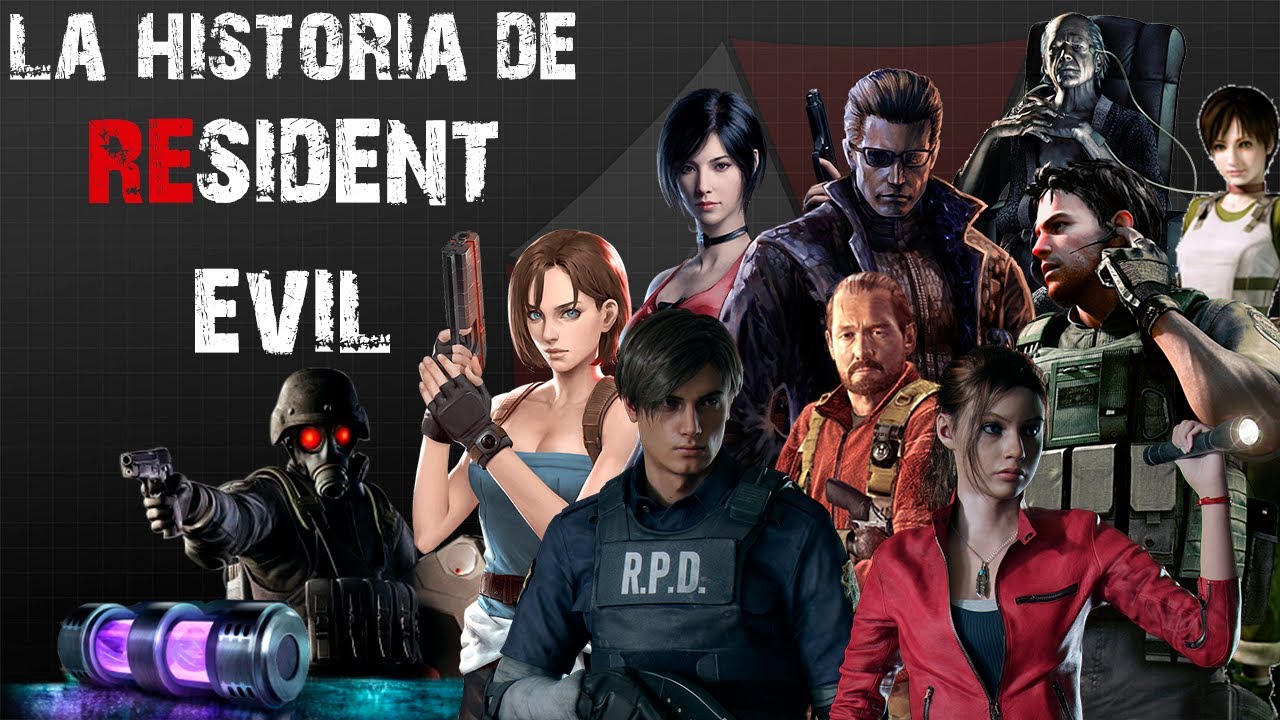 TODA La Historia de Resident Evil (1,2,3,4,5,6 y 7)