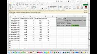 Z5679381 COMM1110 EXCEL TRAINING WEEK 9