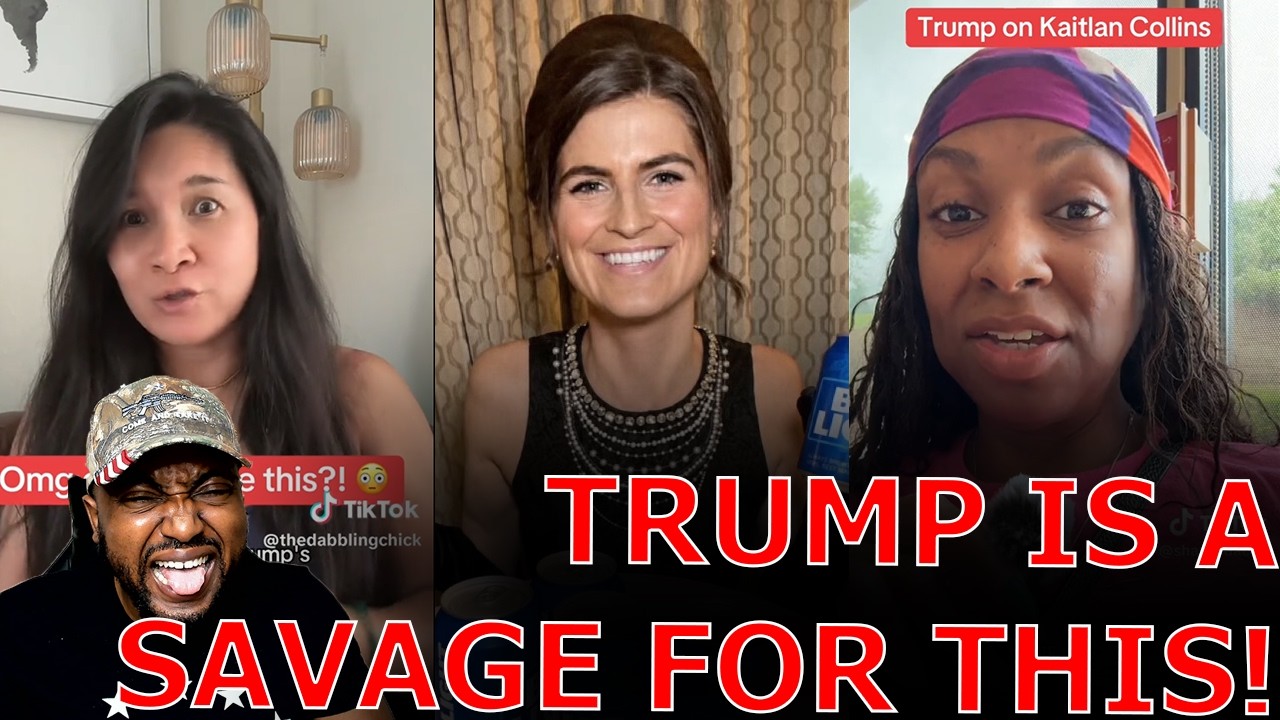 Liberals MELTDOWN After Trump DOUBLES DOWN On Roasting Kaitlan Collins As Transgender Influencer! Liberals MELTDOWN After Trump DOUBLES DOWN On Roasting Kaitlan Collins As Transgender Influencer!