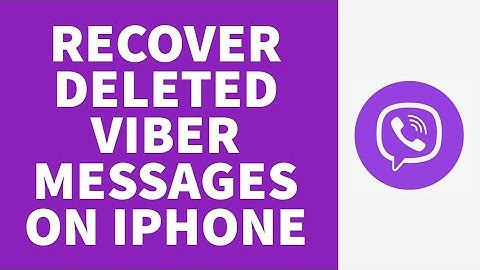 How To Recover Deleted Viber Messages iPhone (2022) | Restore Delete Viber Chats, Photos & Videos