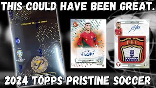 GOOD BUT NOT GREAT! Topps Pristine Road to UEFA EURO 2024 Hobby Box!