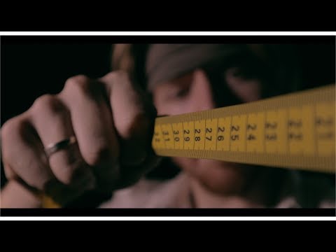 (ASMR) Face Measuring (No Talking/ with Background Rain)