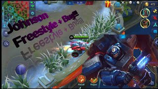 Mobile Legends:Johnson freestyle + Bug!!