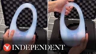 Coperni Air Swipe Bag made out of 99 percent air debuts at Paris Fashion Week