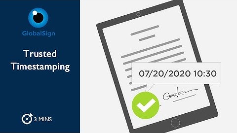 Trusted Timestamping