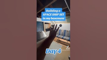 Day 4 | Building a Spaceship set in my Basement #escapepod #nobudgetfilmmaking #diyfilmmaking