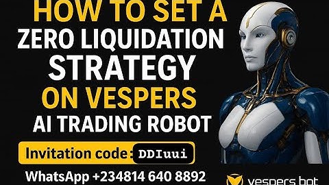 How To Set your Trades On Verspers AI Robot with zero liquidation strategy 