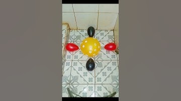 🔴🟡🟣 amazing 1 polkadot & 4 mini water balloon popping reverse #balloonpop #balloon #satisfying