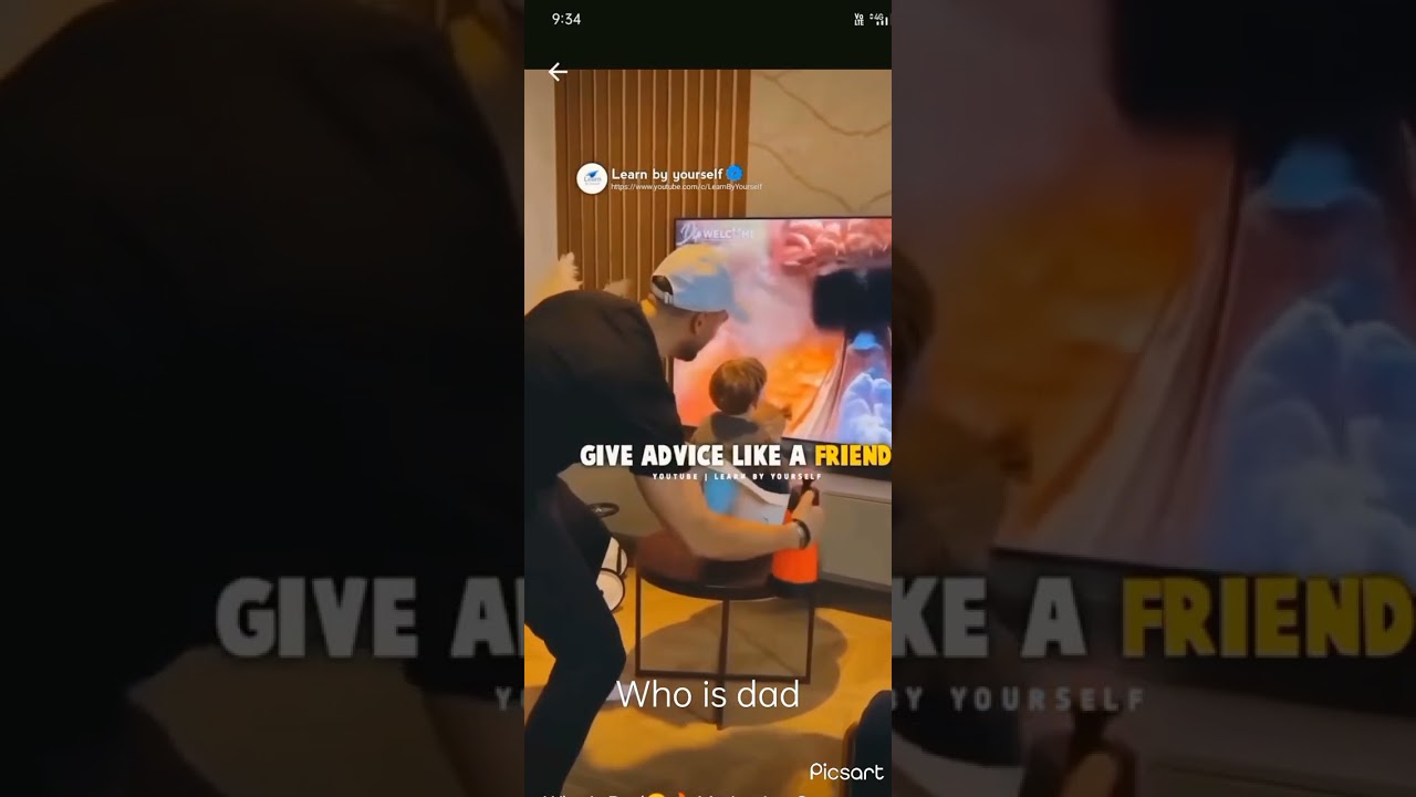 who is dad😍 - YouTube