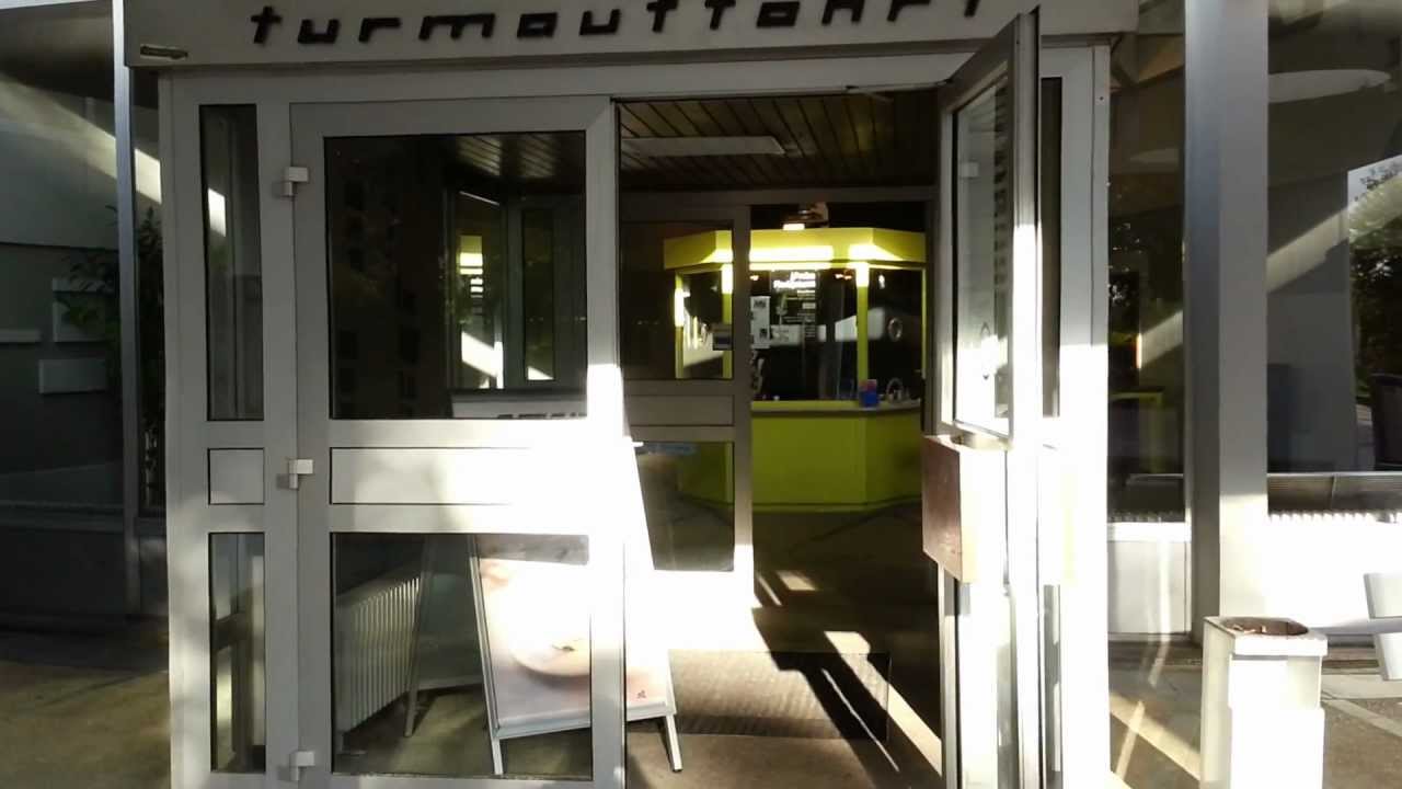 Fernsehturm Dortmund Zugang und Fahrt mit dem Aufzug zur Aussicht.mp4