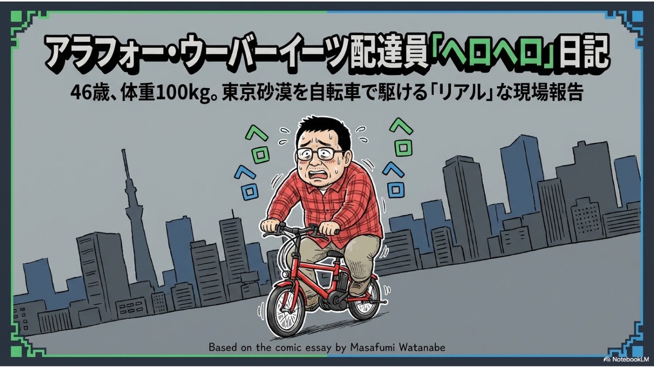 タワマン迷宮とバッテリー切れにヘロヘロなウーバー配達員