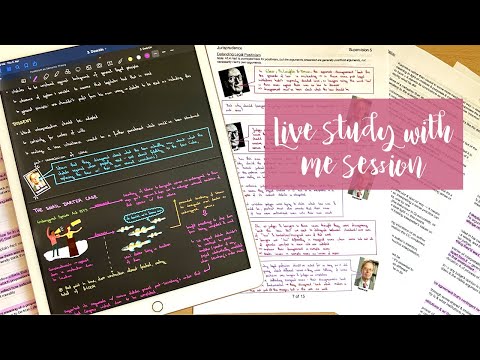 LIVE STUDY WITH ME | 2 HOURS | NO MUSIC