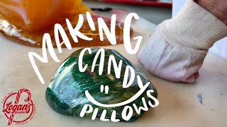 Making Cotton Candy Pillows 🍬 // Logan's Candies 🍭