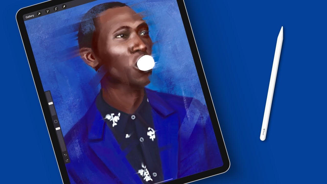 How To Paint A Digital Portrait In Procreate (With Realtime Footage