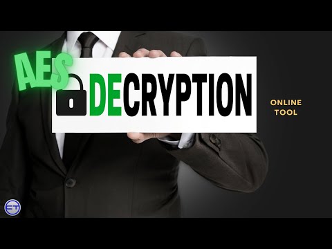 AES Decryption. Cryptographic Symmetric Algorithm Encoding Tool.