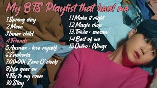 BTS PLAYLIST that HEAL me//chill , feel good , sleep