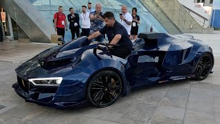 INCREDIBLE Costs as much as 3 (!) Lamborghini Huracáns! Engler Desat Superquad driving in Monaco 4K