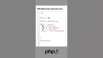 match statment in PHP 8 💯 #Shorts