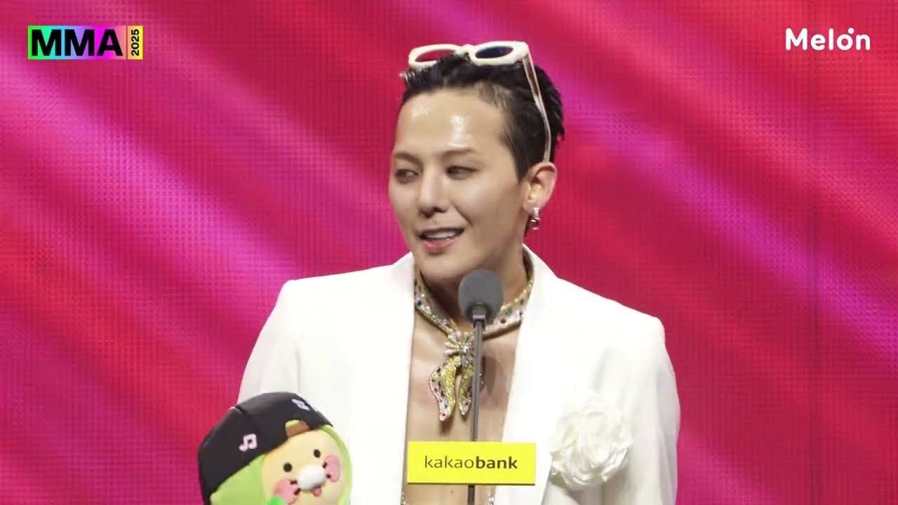 [#MMA2025] G-DRAGON - 올해의 아티스트 수상소감 | #GDRAGON #지드래곤 #멜론뮤직어워드