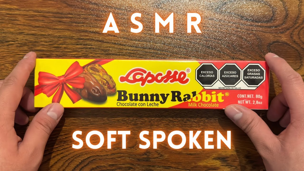 ASMR probando Conejitos de Chocolate | SOFT SPOKEN