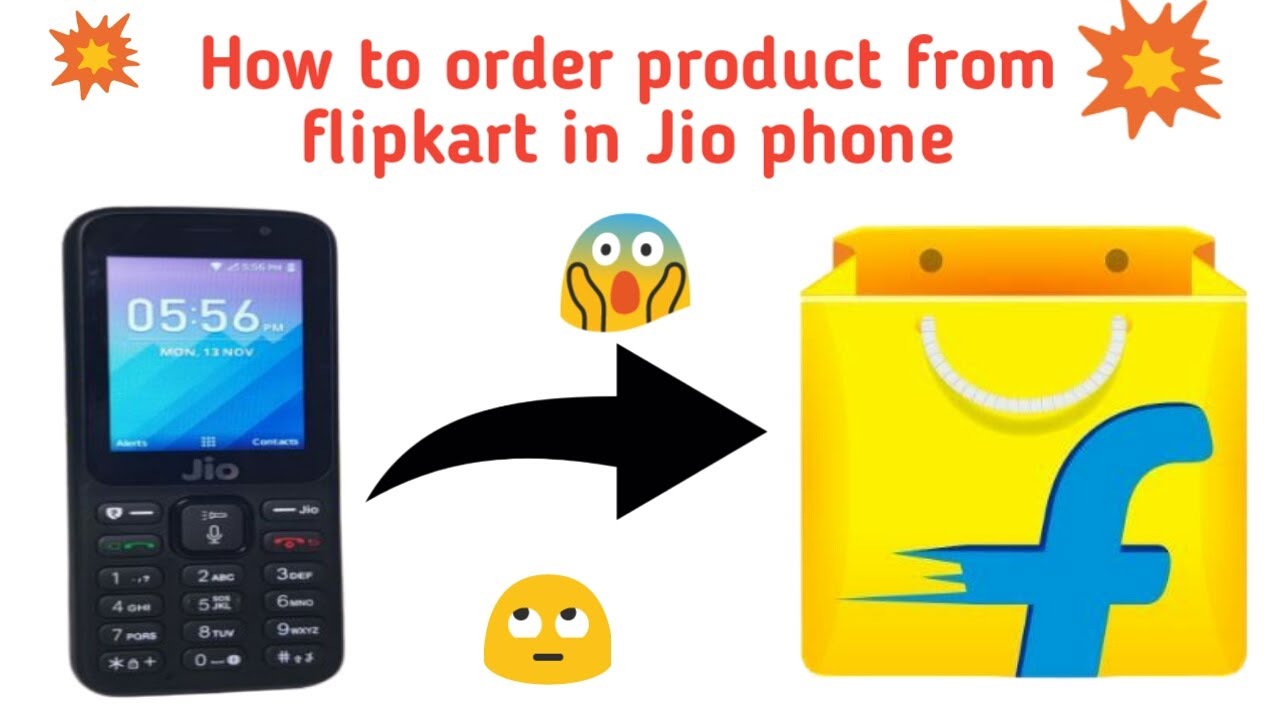 How to order product from Flipkart in Jio Phone YouTube