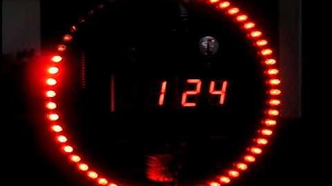 LED Clock 360 w/ WWVB Time Sync