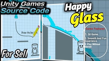 Happy Glass  Unity 2d Game Source code For Sell | Ready to Publish Game Project | unity app store