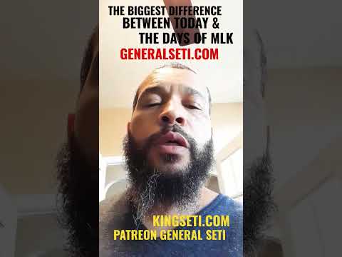 THE BIGGEST DIFFERENCE BETWEEN TODAY & THE DAYS OF MLK #GeneralSeti #SaraSutenSeti #shorts
