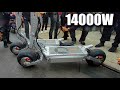 Hunter Quad First in New York City 14000W 4 Motors INSANE Electric Hyper Scooter