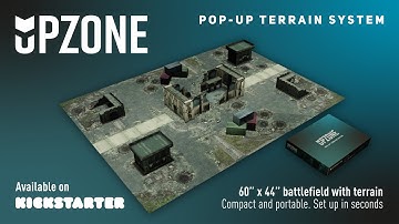 Upzone - The pop-up wargame terrain system