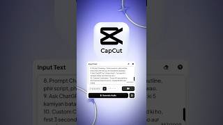 How to Generate AI Voice In CAPCUT 🤫 Beginner to PRO Part-46 #capcut #aivoice #shorts #free