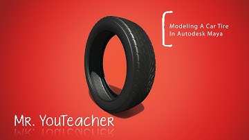 How To Build A Car Tire In Autodesk Maya