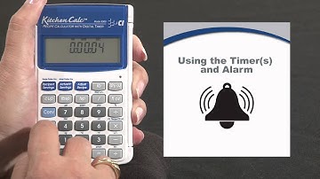 Kitchen Calc Pro Timers and Alarms How To