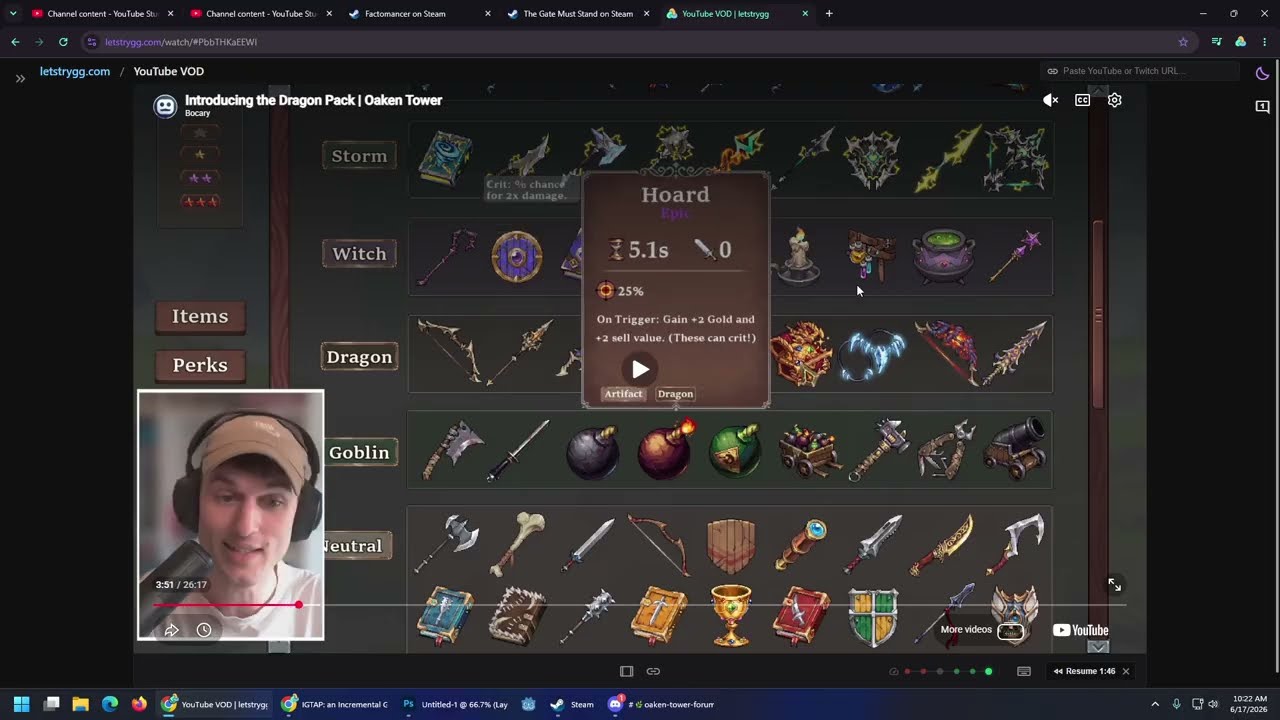 S2E88 Looking @ Dragon Items for Friday Update, Oaken Tower