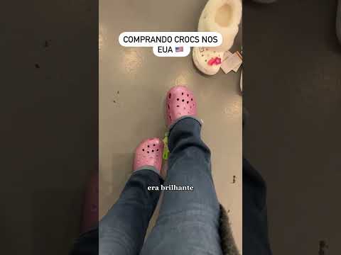 CROCS 🇺🇸 #eua #morandonoseua #vidanoseua #viral #shortsbrasil #vivendonoseua #brasileirosnoseua