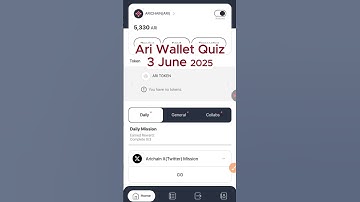 Ari Wallet Quiz 03 June | Ari Wallet Daily Quiz Today Answer | Arichain Quiz Today 03 June