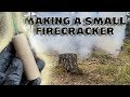 How to make a small but loud firecracker
