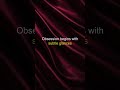 Obsession begins with subtle glances – Philosophy of Desire #shorts
