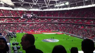 Carling Cup Final 2011 - Birmingham vs Arsenal - Laying out the colours