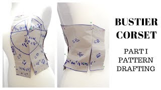 How to Draft Pattern | Bustier/Tube/Corset/Strapless Bodice