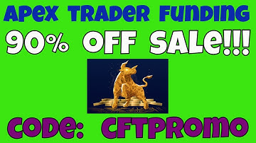 APEX TRADER FUNDING 90% OFF SALE! Code: CFTPROMO