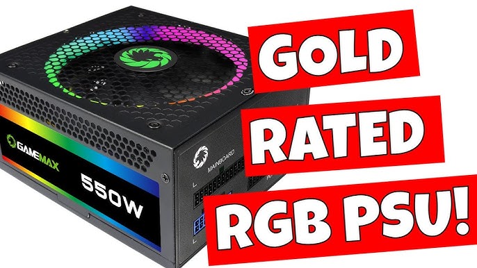 GameMax PSU True Rated 850W RGB Power Supply Fully Modular 80 Plus Gold  Certified with Addressable RGB Light for PC Power Supply - AliExpress