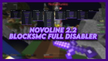 BlocksMC full *DISABLER | Vanilla Fly |  Novoline 2.2 | BlocksMC Hacking